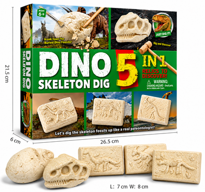 ZESTAW Wykopaliska DINOZAURY