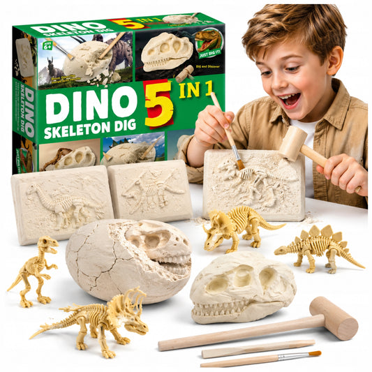 ZESTAW Wykopaliska DINOZAURY